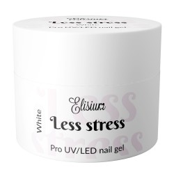 ELISIUM Less Stress Builder Żel budujący do paznokci - White 40ml