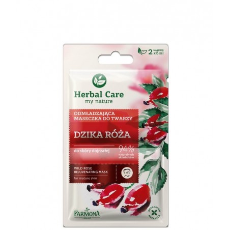 Farmona Herbal Care Maseczka odmładzająca Dzika Róża - saszetka 5ml x 2