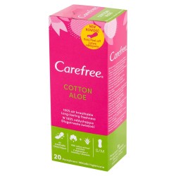 Carefree Cotton Aloe Wkładki higieniczne  1op.-20szt