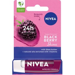 NIVEA Lip Care Pielęgnująca pomadka do ust - Blackberry Shine 4.8 g
