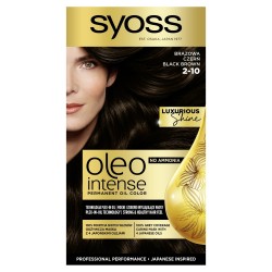 SYOSS Oleo Intense Farba do włosów Permanent Oil Color nr 2-10 Brązowa Czerń 1op.