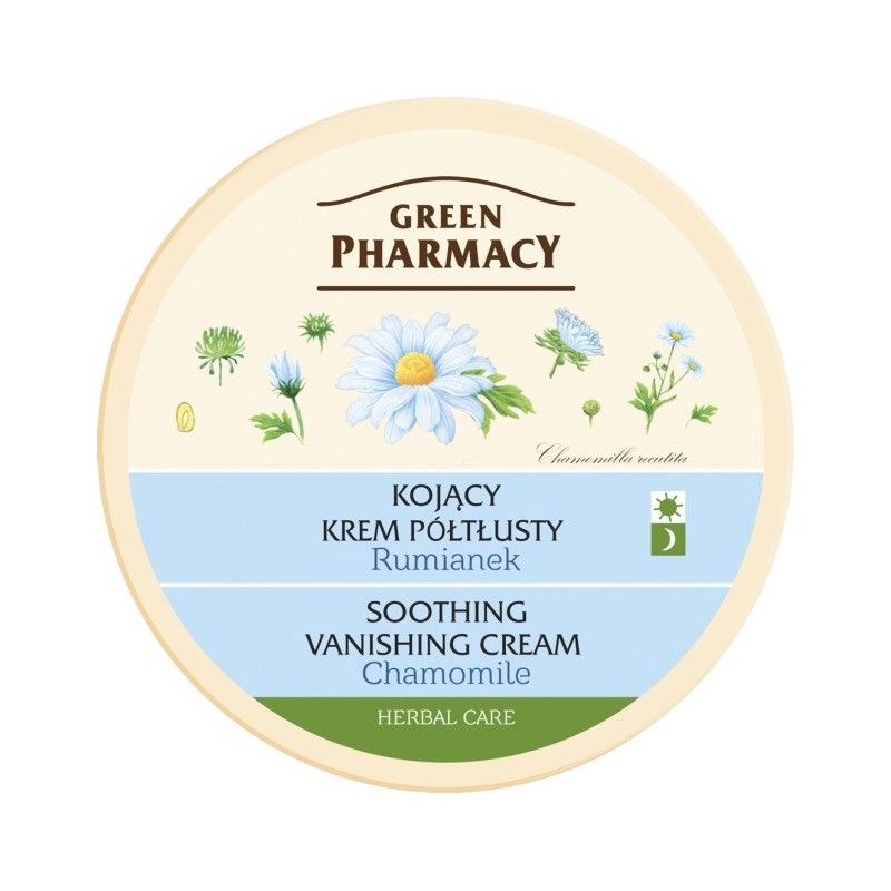 Green Pharmacy Herbal Cosmetics Krem do twarzy kojący z rumiankiem