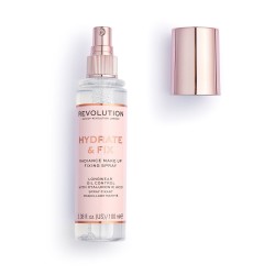 REVOLUTION Hydrate & Fix Fixing Spray nawilżający i utrwalający makijaż 100 ml