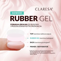CLARESA Rubber Gel Żel do budowania i przedłużania paznokci 05 - 45 g