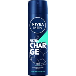 NIVEA MEN Antyperspirant w sprayu Ultra Charge 150 ml - wersja limitowana