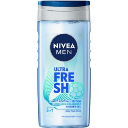 NIVEA MEN Żel pod prysznic 3w1 Ultra Fresh 250 ml - wersja limitowana