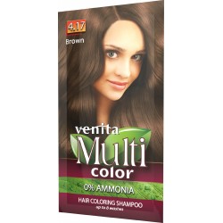 VENITA Multicolor Szampon koloryzujący 4.17 Brown 40 g