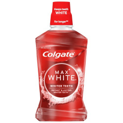 COLGATE Max White Płyn do płukania jamy ustnej Whiter Teeth 500ml