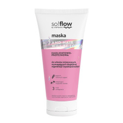 SO!FLOW Emolientowo-proteinowa maska do włosów zniszczonych, wymagających regeneracji 200 ml