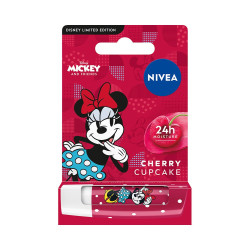 NIVEA Disney Pielęgnująca pomadka do ust Cherry Cupcake Minnie Mouse - edycja limitowana 4.8 g