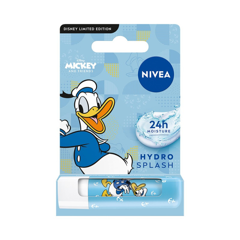 NIVEA Disney Pielęgnująca pomadka do ust Hydro Splash Donald Duck - edycja limitowana 4.8 g