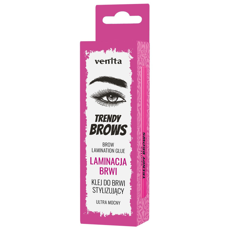 VENITA Trendy Brows Laminacja Brwi - Klej do brwi stylizujący ultra mocny 8g