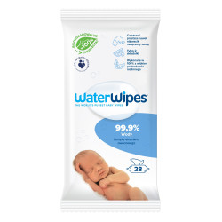 WATER WIPES Bio Chusteczki nawilżane dla noworodków i niemowląt 99.9% wody - biodegradowalne  1op.-28szt