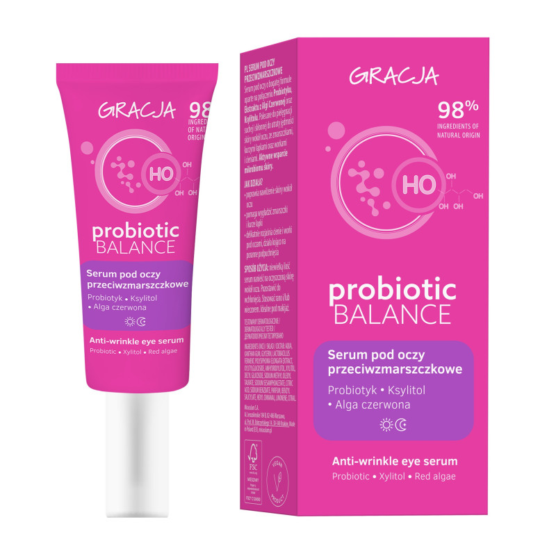 GRACJA Probiotic Balance Serum pod oczy przeciwzmarszczkowe 20 ml