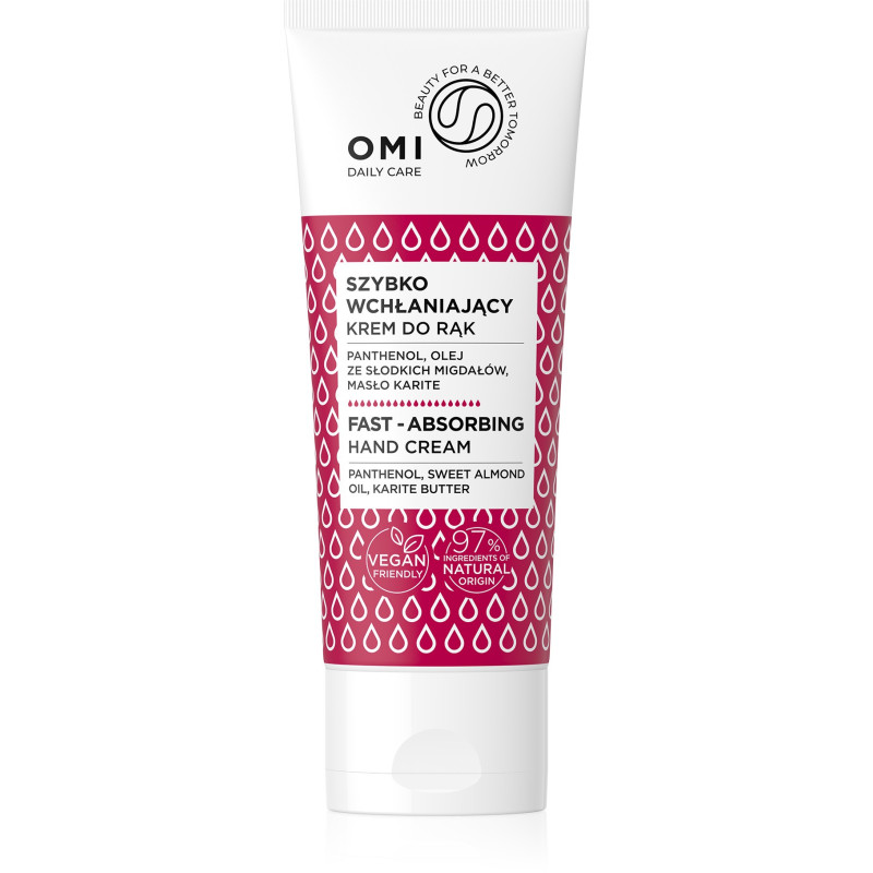 OMI Daily Care Krem do rąk szybko wchłaniający Fast-Absorbing Hand Cream 75ml