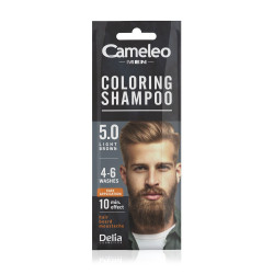 CAMELEO MEN Coloring Shampoo Szampon koloryzujący 5.0 Jasny Brąz 15 ml