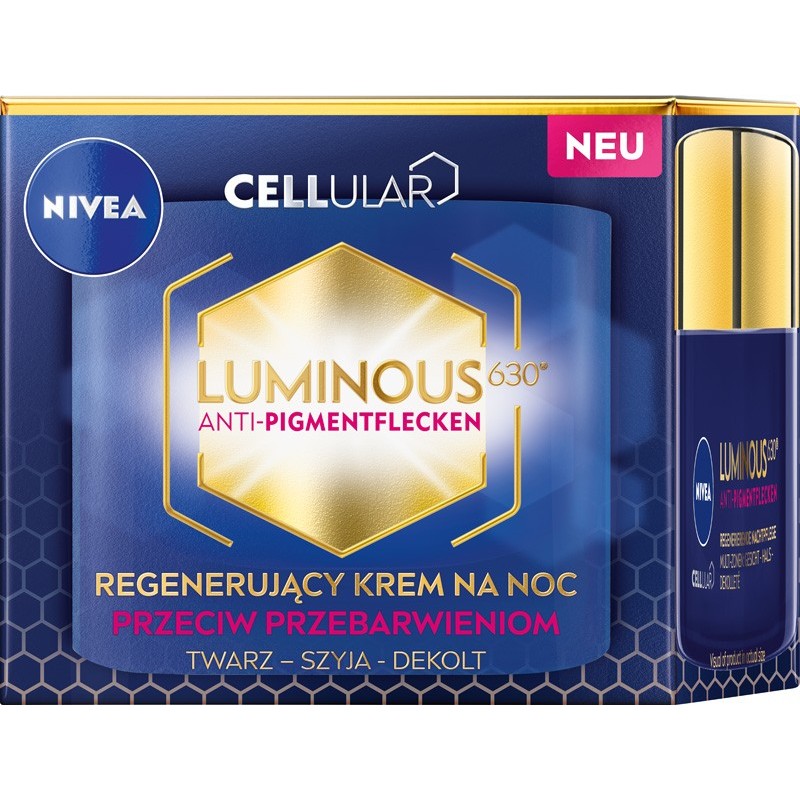 NIVEA Cellular Luminous630 Regenerujący krem przeciw przebarwieniom na noc 50 ml