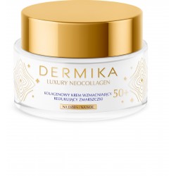 Dermika Luxury Neocollagen 50+ Kolagenowy Krem wzmacniający redukujący zmarszczki na dzień i noc  50ml