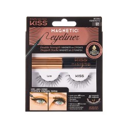 KISS Zestaw Lure (rzęsy magnetyczne + eyeliner) 1op