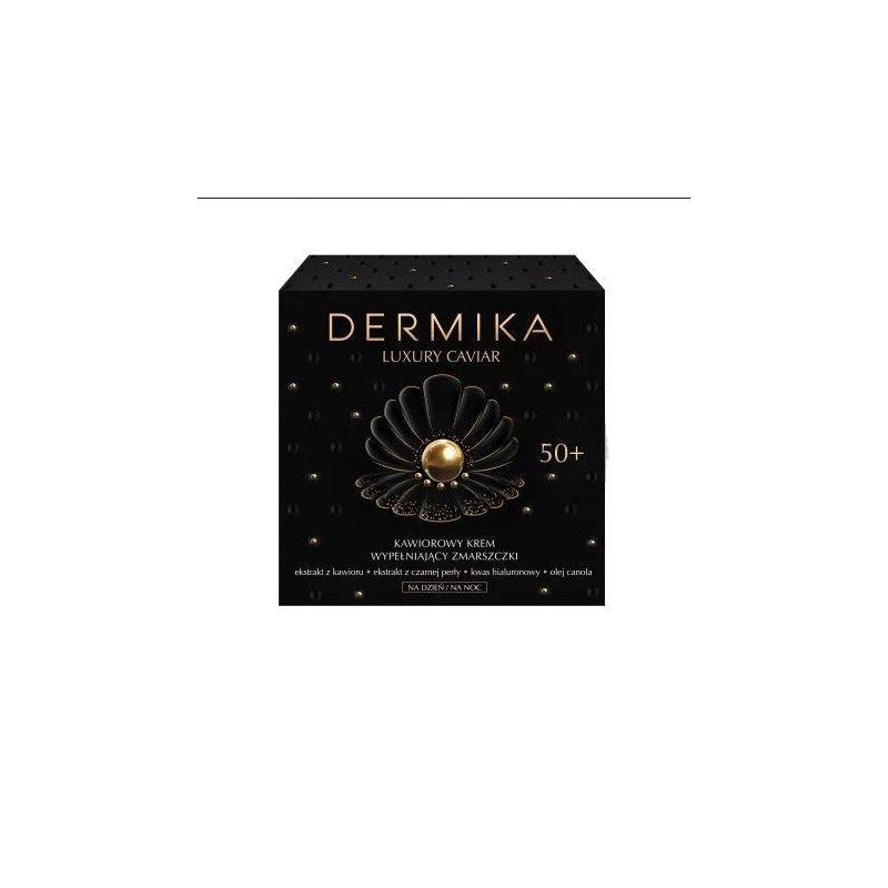 Dermika Luxury Caviar 50+ Kawiorowy Krem wypełniający zmarszczki na dzień i noc  50ml