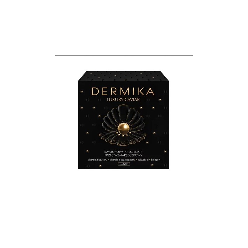 Dermika Luxury Caviar Kawiorowy Krem-elixir przeciwzmarszczkowy na noc  50ml