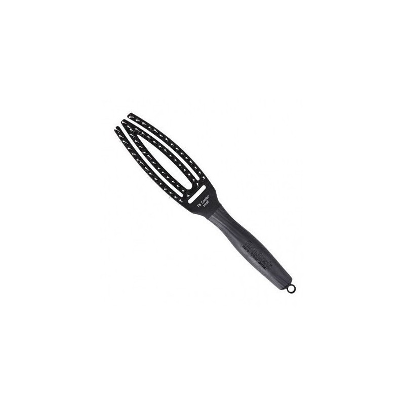 OLIVIA GARDEN Fingerbrush Combo Szczotka do rozczesywania włosów Small Black 1szt