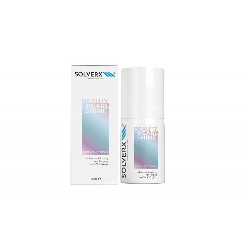 SOLVERX Face & Eyes Cream Krem na twarz i pod oczy Beauty Pearl Shine 30 ml