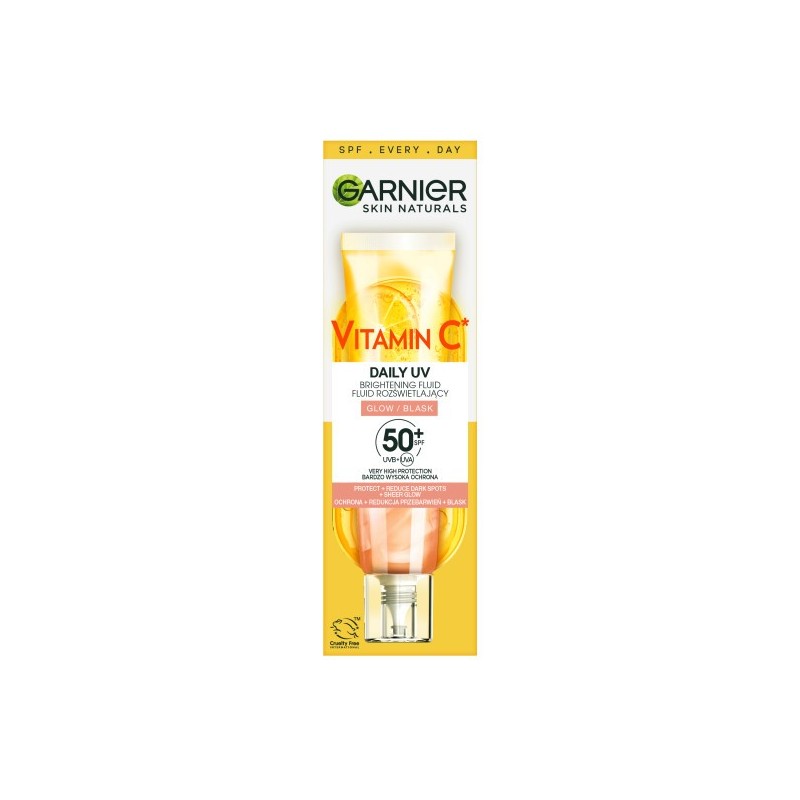 GARNIER Skin Naturals Fluid rozświetlający Vitamin C Daily UV SPF50+ - Glow 40ml