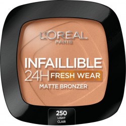 LOREAL Infaillible 24H Fresh Wear Bronzer do twarzy Matte nr 250 Light 9g