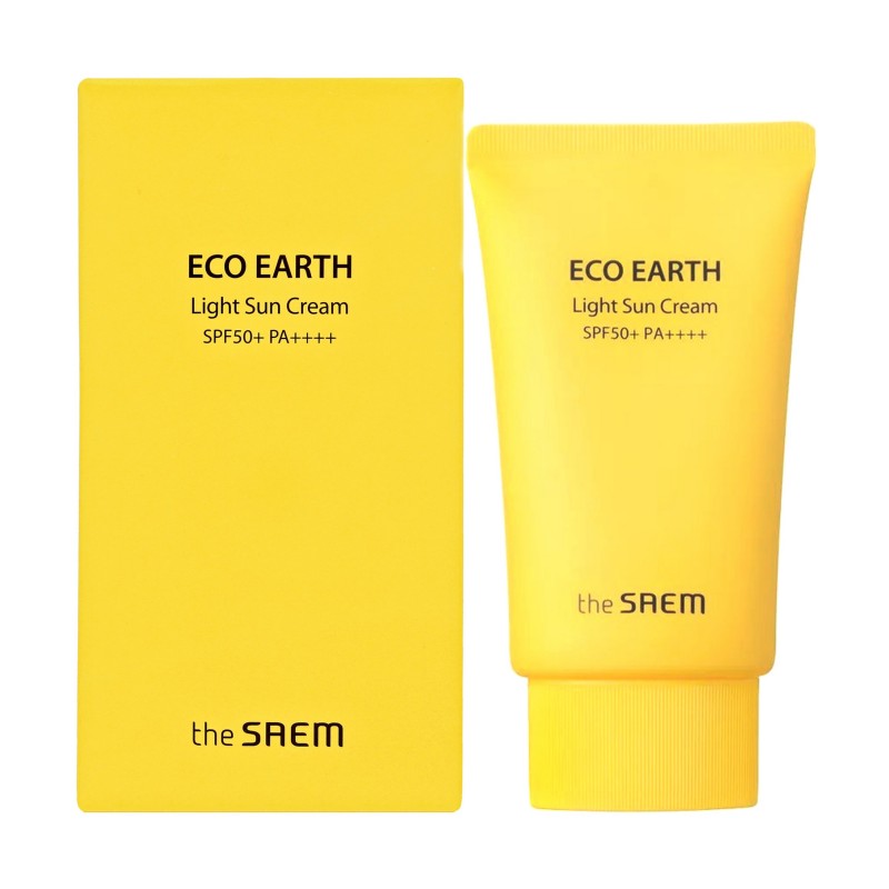 THE SAEM Eco Earth Lekki krem przeciwsłoneczny SPF50+ 50 ml