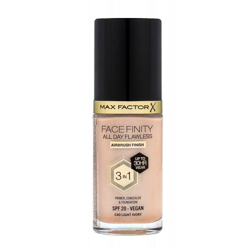 MAX FACTOR Podkład FACEFINITY All Day Flawless 3in1 nr C40 Light Ivory 30ml