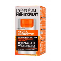 Loreal Men Expert Hydra Energetic Krem nawilżający przeciw oznakom zmęczenia 25+  50ml