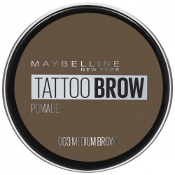 MAYBELLINE Tattoo Brow Wodoodporna Pomada do brwi - 03 Medium Brown 3.5ml