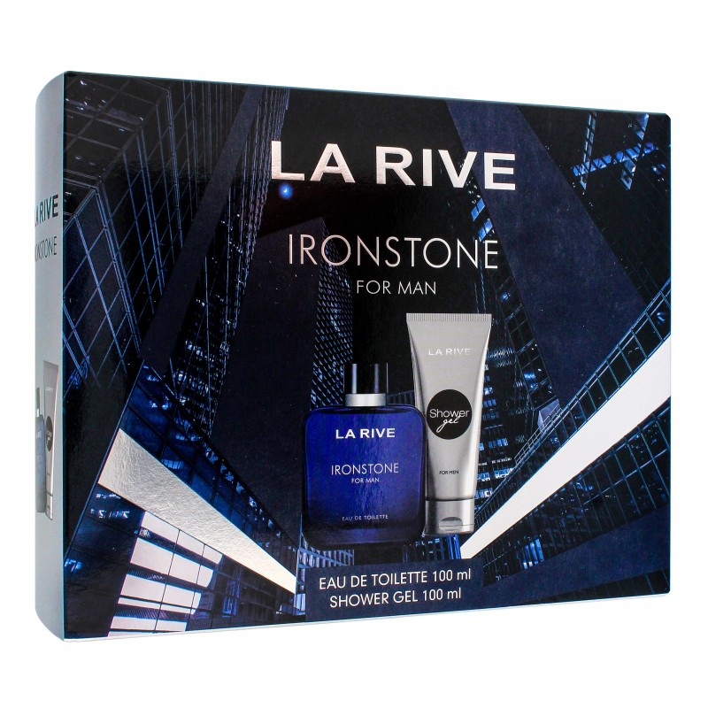 LA RIVE Man Zestaw prezentowy Ironstone (woda toaletowa 100 ml + żel pod prysznic 100 ml)