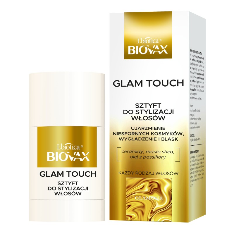 L`BIOTICA Biovax Glamour Wygładzający sztyft ujarzmiający 25 ml