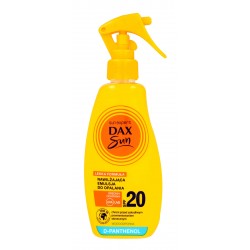 DAX Sun Nawilżająca emulsja do opalania SPF 20 z d-panthenolem w sprayu 200 ml