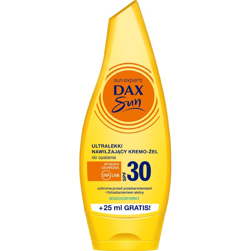 Dax Sun Ultralekki Nawilżający Kremo-Żel do opalania SPF30  175ml