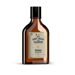 HISKIN Men Whisky Żel do mycia ciała i szampon do włosów i brody 3w1 - Honey 330 ml
