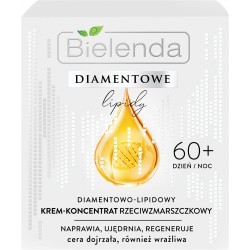 Bielenda Diamentowe Lipidy 60+ Diamentowo-Lipidowy Krem - koncentrat przeciwzmarszczkowy na dzień i noc 50ml