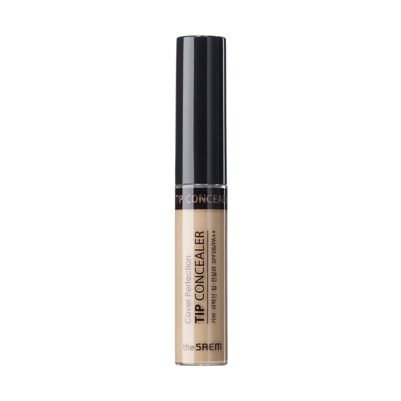 THE SAEM Cover Perfection Tip Concealer Korektor do twarzy 01 Clear Beige