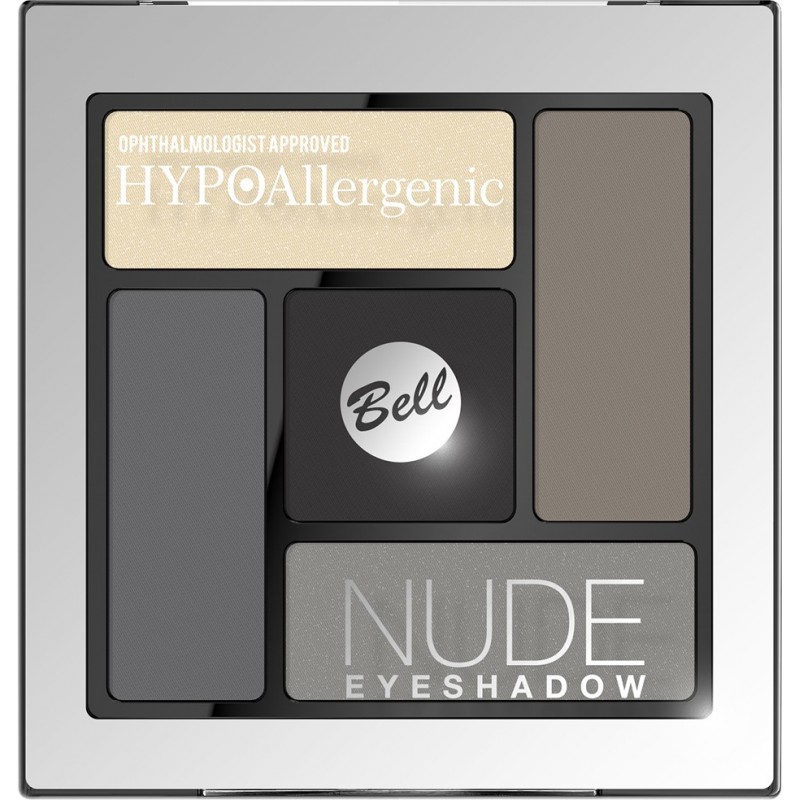 Bell Hypoallergenic Cienie do powiek Nude satynowo-kremowe nr 02  1szt