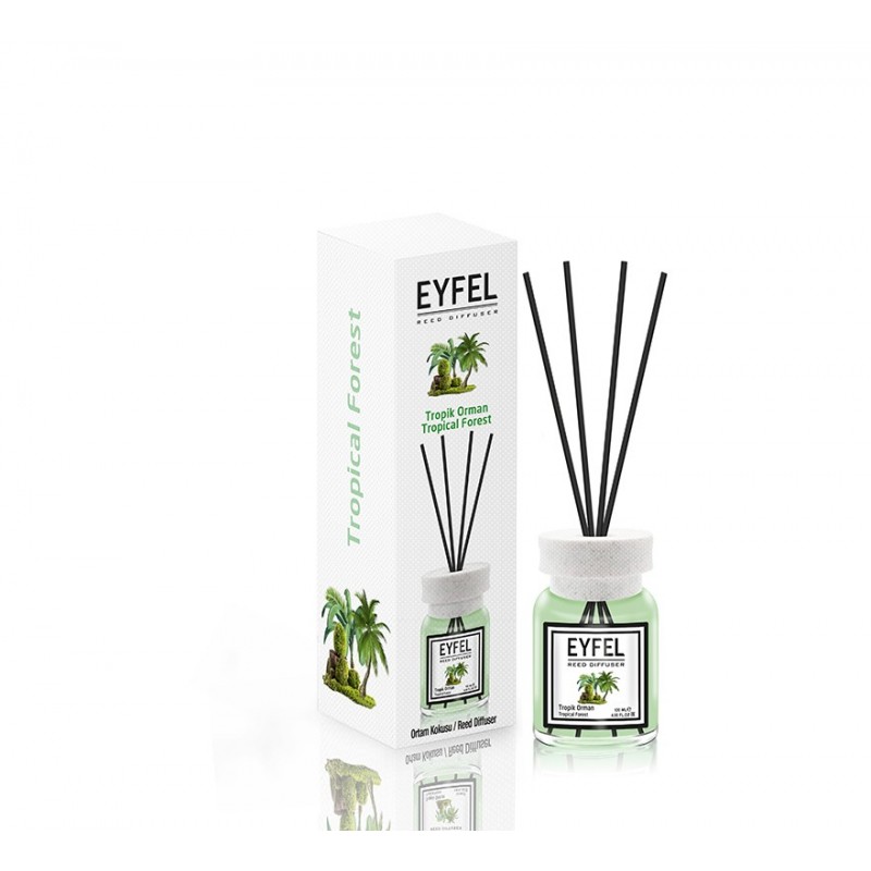 EYFEL Dyfuzor zapachowy z patyczkami - Tropical Forest 120 ml