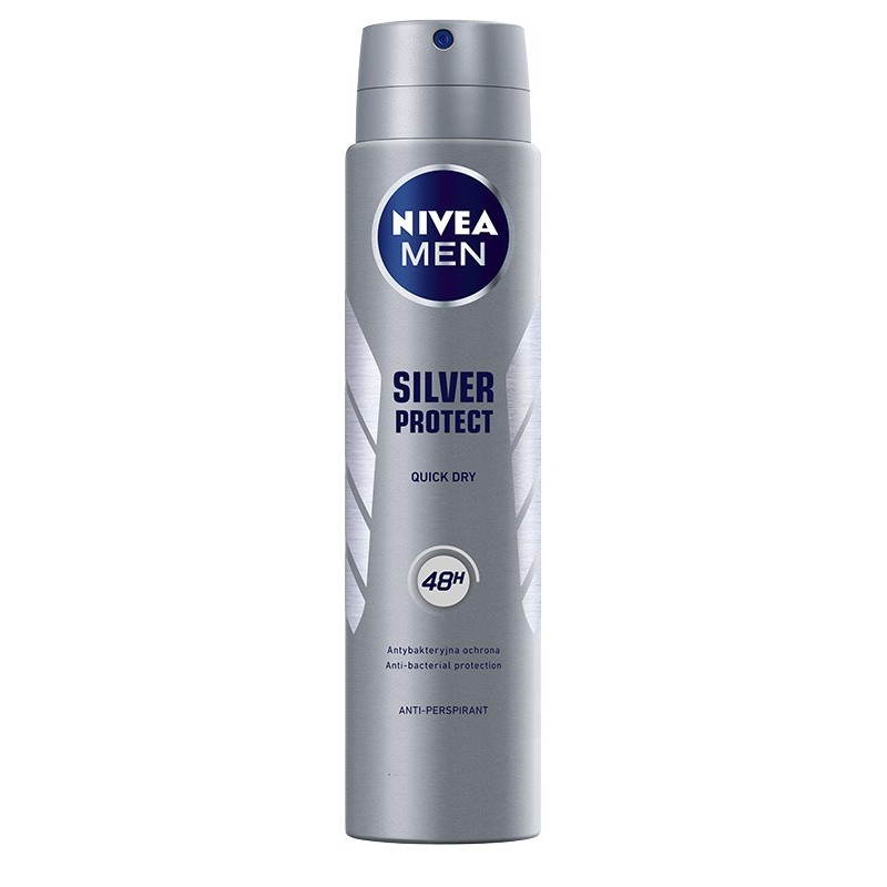 NIVEA MEN Antyperspirant w sprayu Silver Protect 250 ml