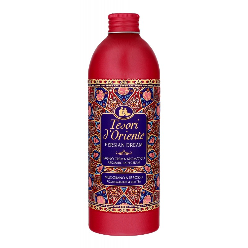 TESORI D`ORIENTE Kremowy Płyn do kąpieli Persian Dream - Pomegranate & Red Tea 500ml