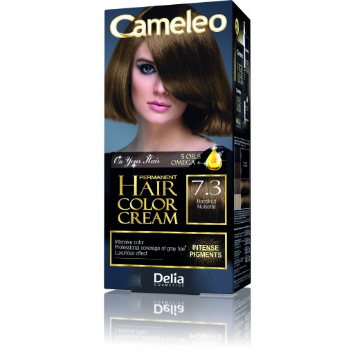 Delia Cosmetics Cameleo HCC Farba permanentna Omega+ nr 7.3 Hazelnut  1op.