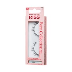KISS Sztuczne rzęsy Bare Collection KAR02, 1 Pair & Lash Glue Net Wt. 1g