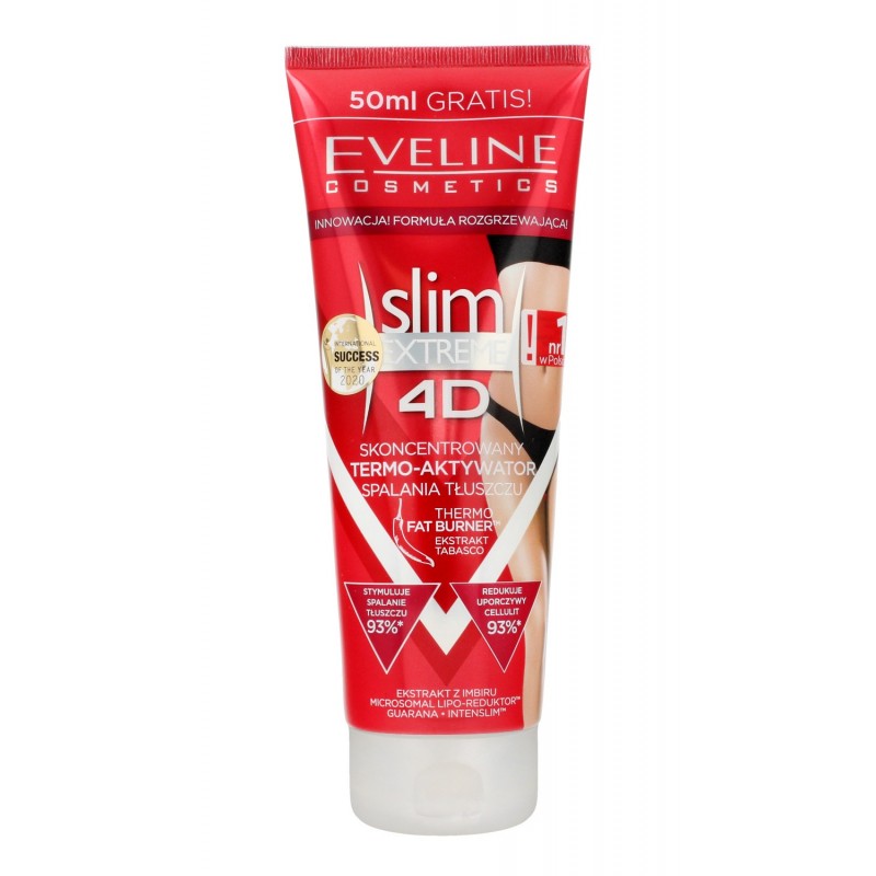 EVELINE Slim Extreme 4D Termoaktywne serum wyszczuplające antycellulit 250 ml