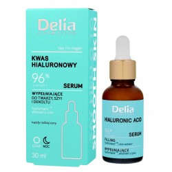 DELIA Serum do twarzy, szyi i dekoltu Kwas hialuronowy 96% 30 ml