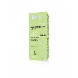 DELIA Serum do twarzy, szyi i dekoltu Niacynamid 10%+Cynk 81,5% 30 ml