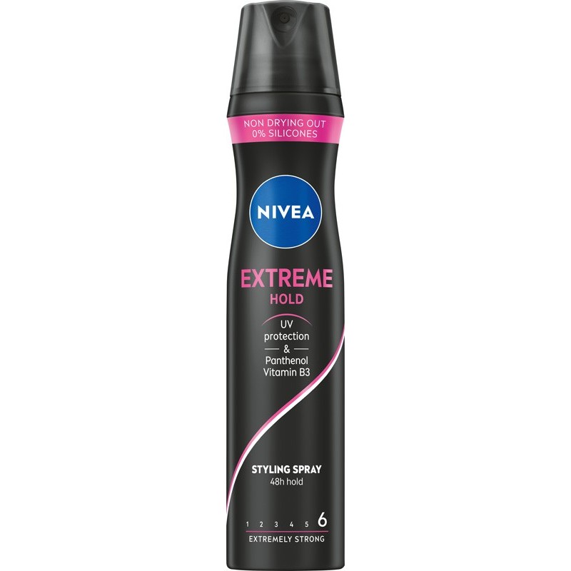 NIVEA Styling Lakier do włosów Extreme Hold - ekstremalnie mocny 250 ml